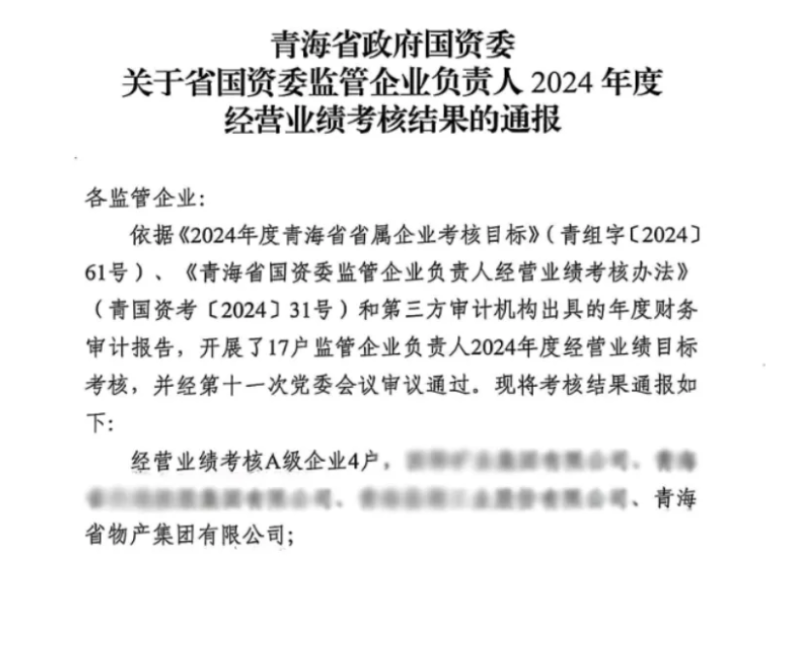 喜報(bào)！省物產(chǎn)集團(tuán)榮獲經(jīng)營(yíng)業(yè)績(jī)考核A級(jí)